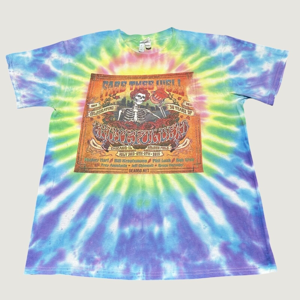Grateful Dead Fare Thee Well T-Shirt Size Medium 50th Anniversary Celebration